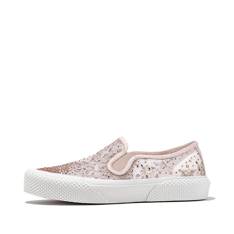BELLALILY Fabric Slip Resistant, Lightweight, And Breathable Slip Resistant, Lightweight, And Breathable Low top