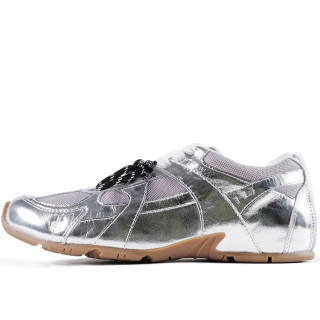 CICIFOR Cow Leather Comfortable And Trendy Slip Resistant Low top Casual Shoes Women's Silver