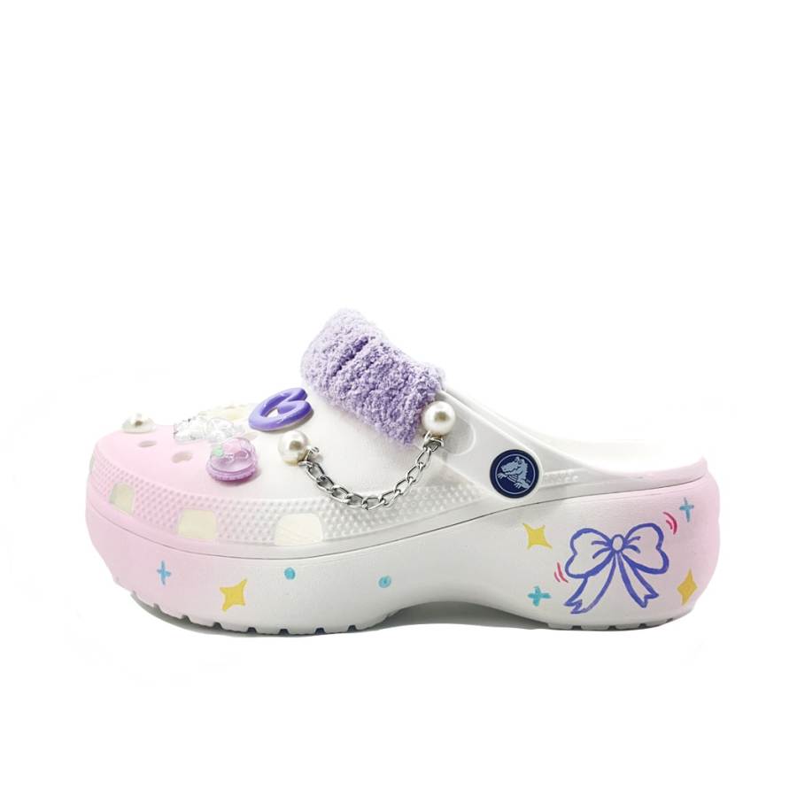Crocs Crocs Classic Platform Clog EVA Clogs Unisex Pink