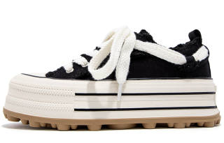 FALLINMISS Cleat Studs Collection Lightweight Height Increasing Lightweight Height Increasing Low top Canvas Shoes