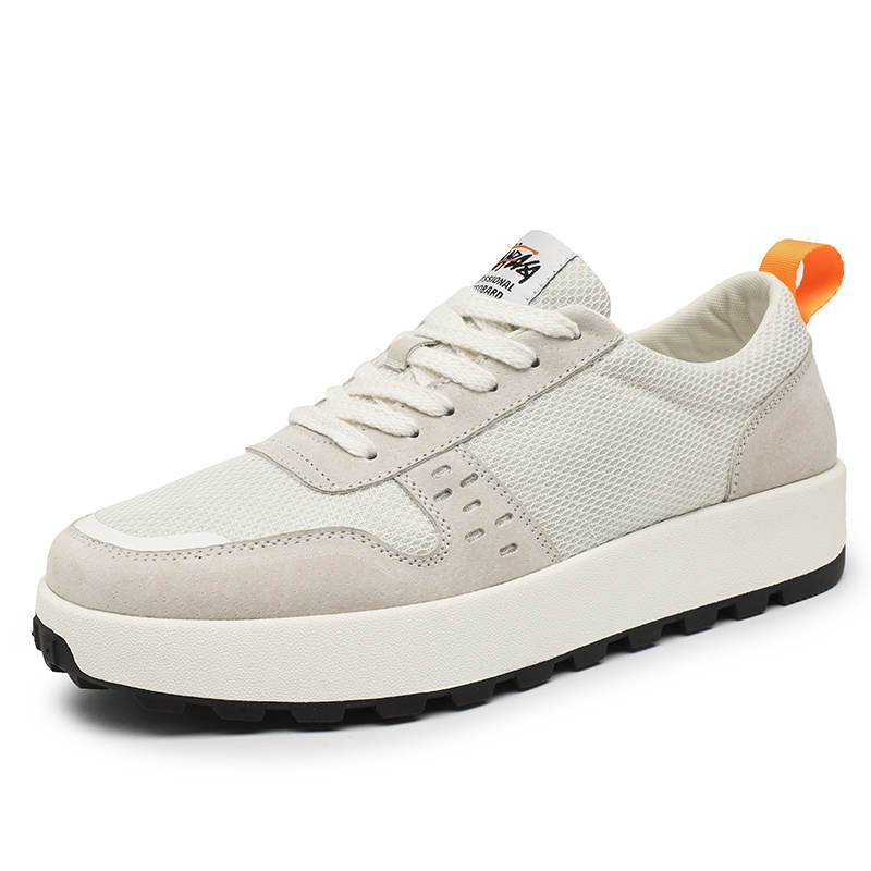 VAEL Abrasion Resistant Breathable Balance Abrasion Resistant Breathable Balance Low top Casual Shoes Men's Beige