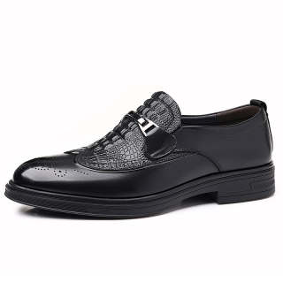 KAQIAODI Cow Split Leather Dress Shoes Men's