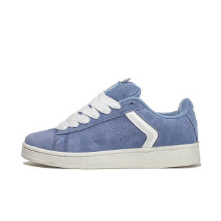 DILPI Slip Resistant Abrasion Resistant Slip Resistant Abrasion Resistant Low top Skateboard Shoes Unisex Denim Blue