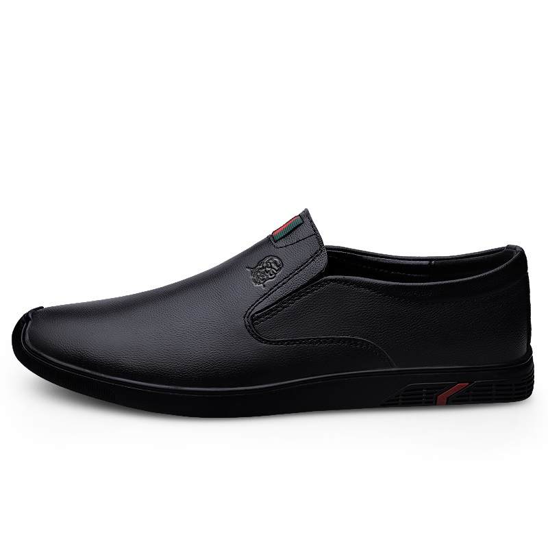 LAORENTOU Cow Leather Casual Shoes Men's