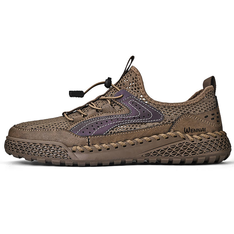WENNAI Low top Casual Shoes Men's Khaki