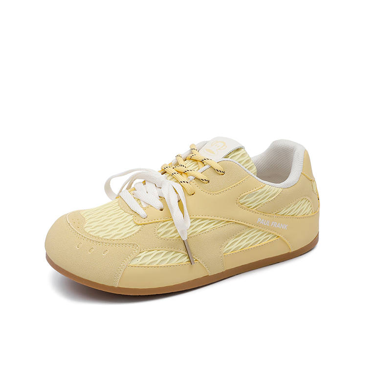 PAUL FRANK Abrasion Resistant Slip Resistant Coverage Low top Casual Shoes Women's Light Yellow
