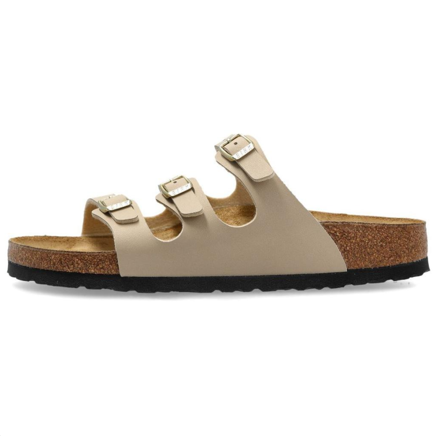 Birkenstock Florida EVA Slide Slippers Women's Gray Beige Narrow
