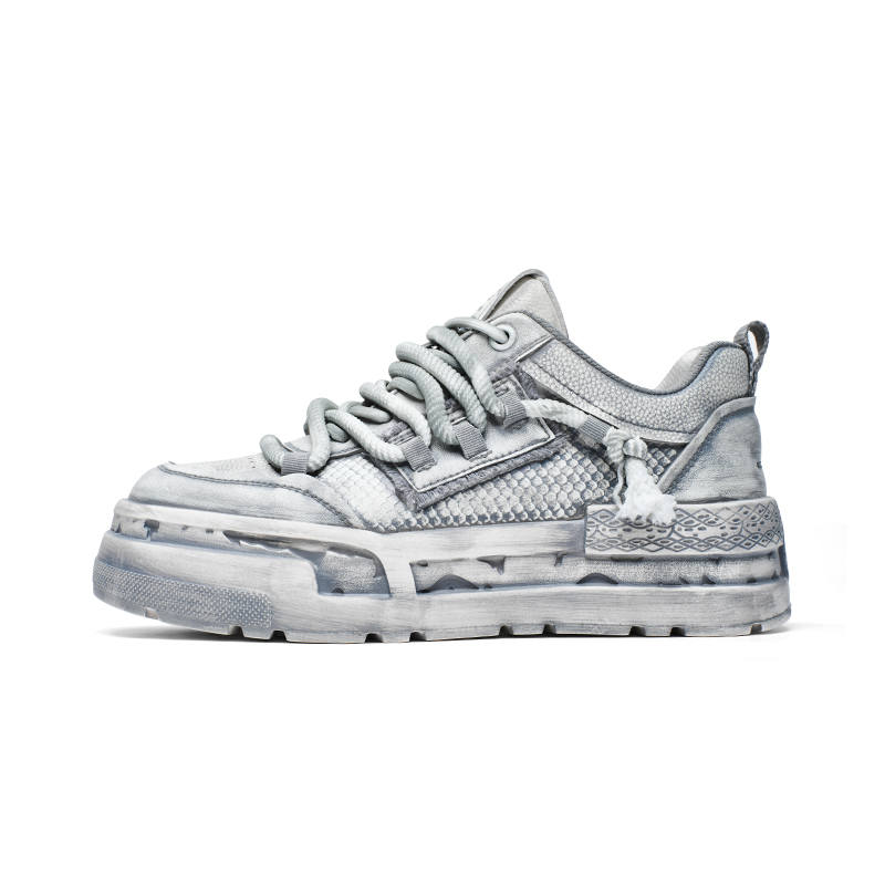 FAIRWHALE Low top Skateboard Shoes Unisex Gray