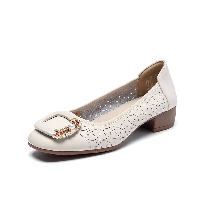 ZHR Leather Casual Shoes 3cm Women's