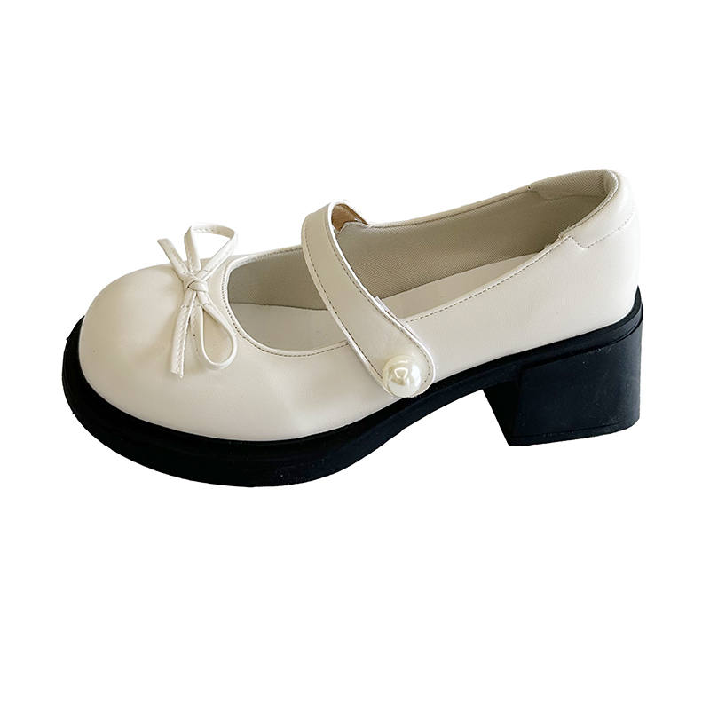 Aimilian Pu Chunky Heel Mary Jane Shoes Women's
