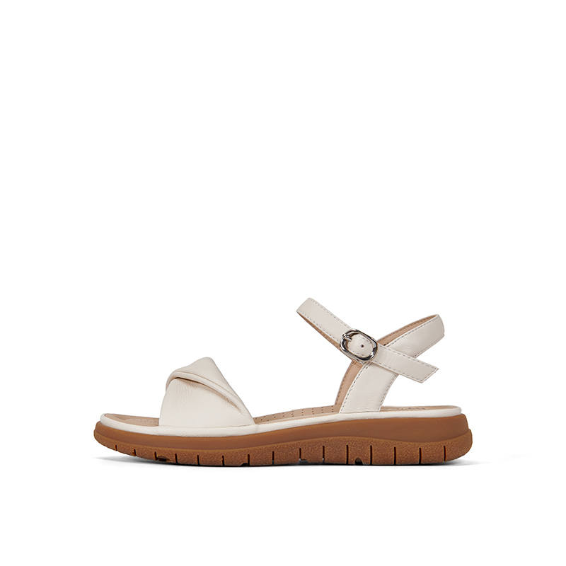 PT'SON Beach Sandals Women's Ecru/Apricot