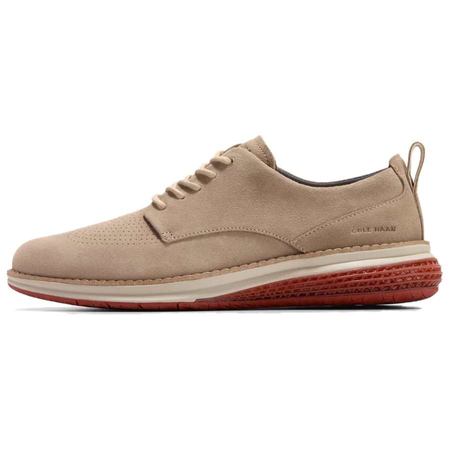 COLE HAAN OriginalGrand Collection Suede Casual Shoes Men's Beige