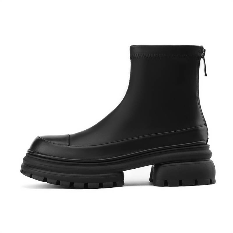 JOSINY Synthetic Leather Ankle Boots 5.5cm Women's