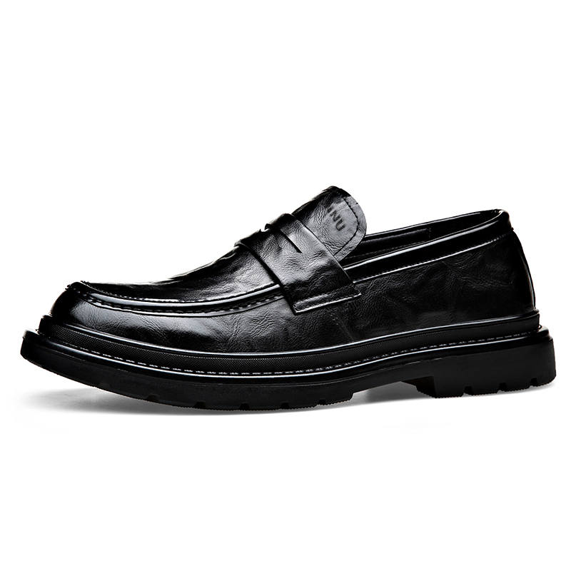 YIMINU Men's Casual Shoes Men's Low Top Black