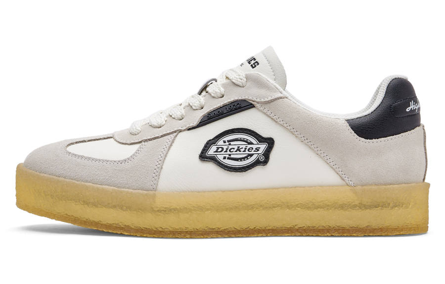 Dickies Jelly Base, Trendy Versatile Skateboard Shoes Men's Beige Gray