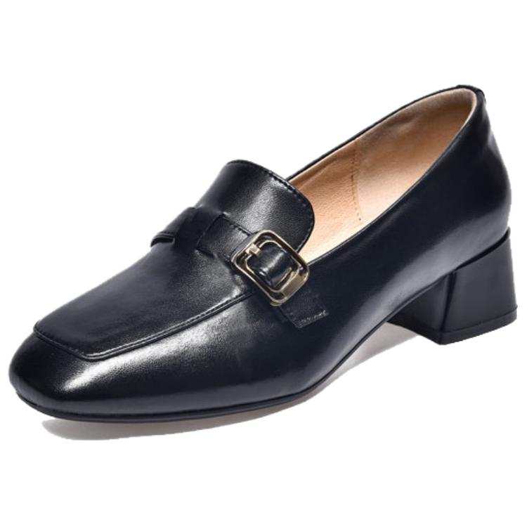 Devanro Devanro Top Grain Cow Leather Casual Shoes 4cm Women's