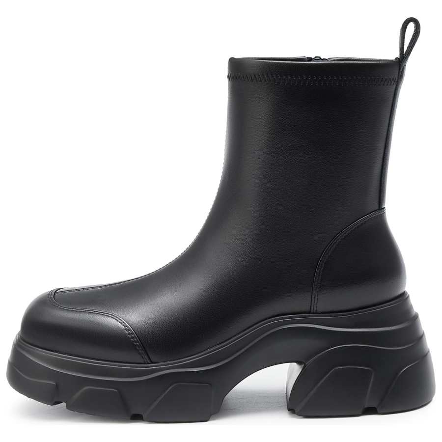 Staccato Night Vision Girlish Sheepskin Ankle Boots Women's