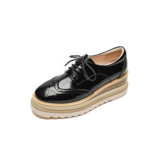 Hankermeet Cow Split Leather Casual Shoes Women's