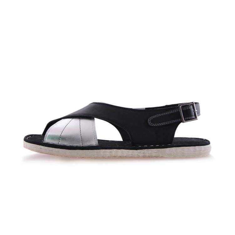 Neiliansheng Walking Into The Future One Strap Sandals Men's Silver