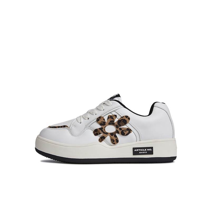 ARTICLE NO. ARTICLE NO. Low top Skateboard Shoes Unisex Leopard Print & White