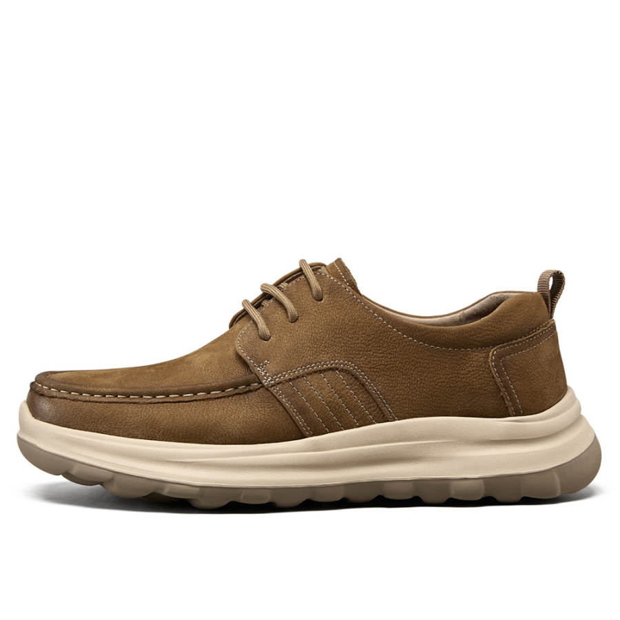 YEARCON Cow Leather Low top Skateboard Shoes Men's