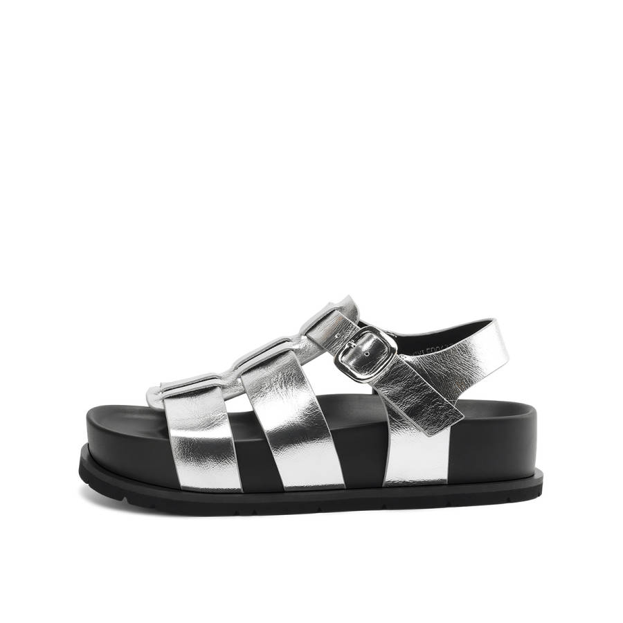 Rosa Bianca Cow Leather One Strap Sandals Women's