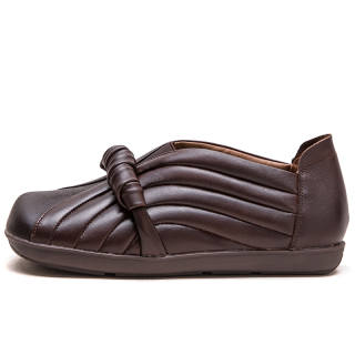 JIEZHOU Top Grain Cow Leather Casual Shoes Women's