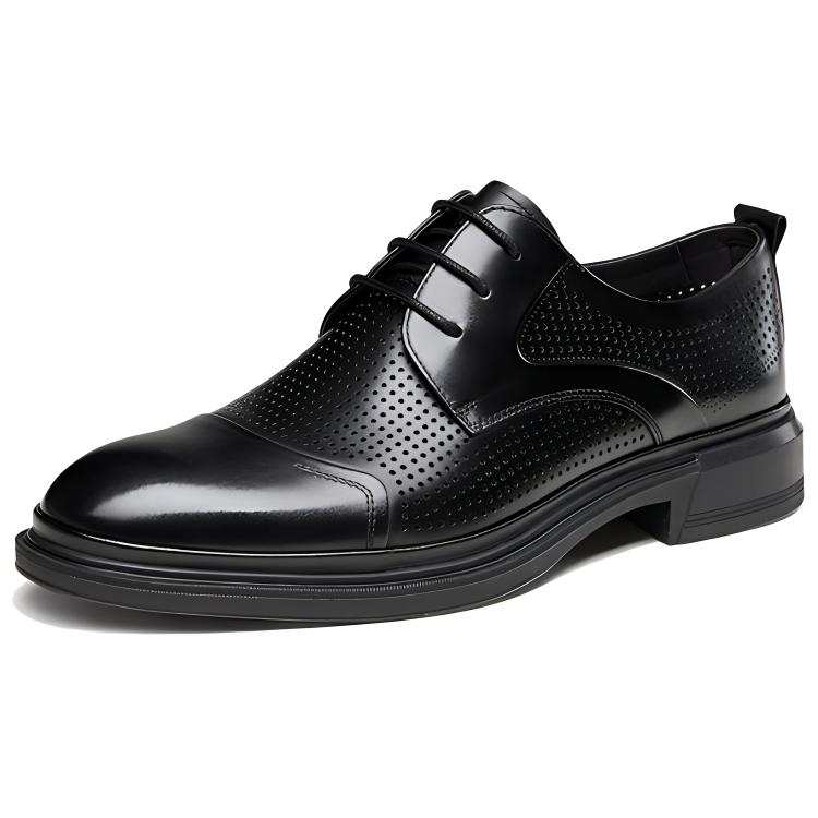 KANGNAI Dress Shoes Men's Low Top Black/Brown