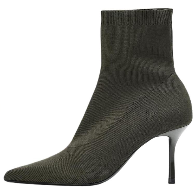 ZARA Ankle Boots 6CM Women's Gray