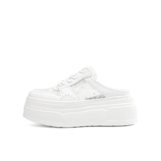 BOERDIQI Closed Toe Slippers Women's White