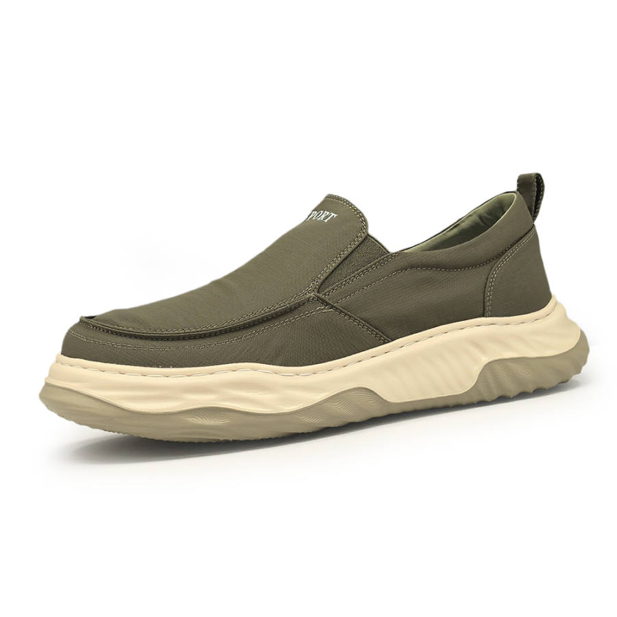 SENJIALUO Men's Casual Shoes Men's Low Top Green