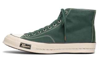 Visvim Canvas High top Skateboard Shoes Men's Green