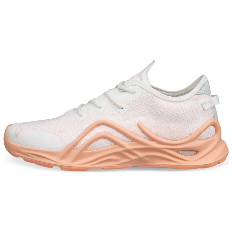 Ecco BIOM INFINITE Slip Resistant Low top Casual Shoes Women's White Orange