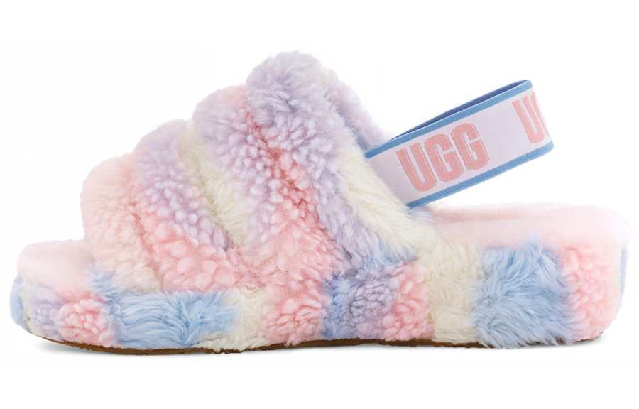 UGG UGG Fluff Yeah Slide Cali Collage Women's