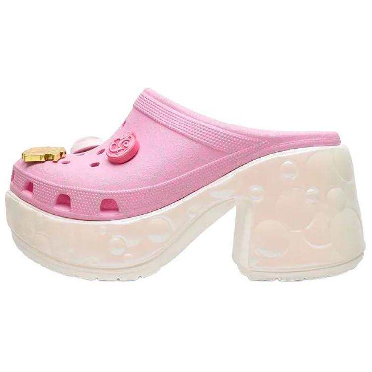 Crocs Crocs EVA No Special Function Closed Toe Slippers Unisex Pink