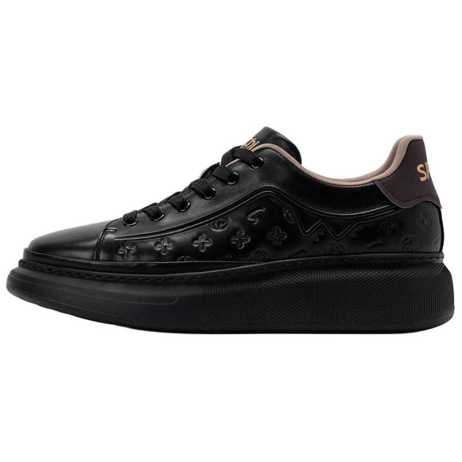 Satchi Satchi Low top Skateboard Shoes Men's Black
