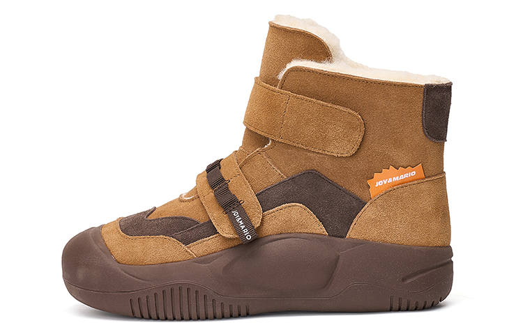 Joy&Mario Joy&Mario Cow Suede Thermal Height Increasing Slip Resistant