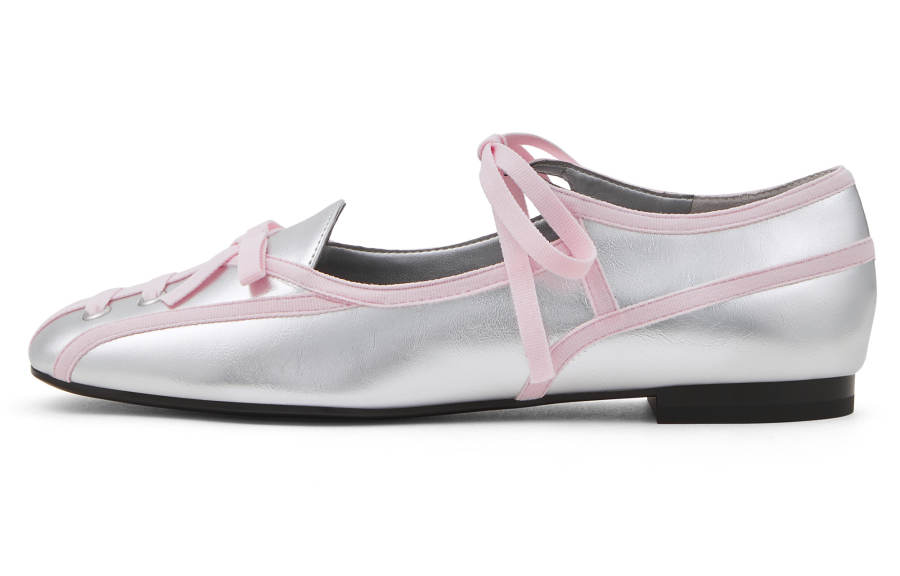 CHARLES&KEITH Small Ck PU, Textile Women's Casual Shoes 1.2cm Women's
