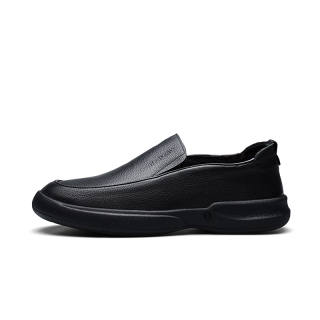 PARDASAUL Top Grain Cow Leather Casual Shoes Men's Black