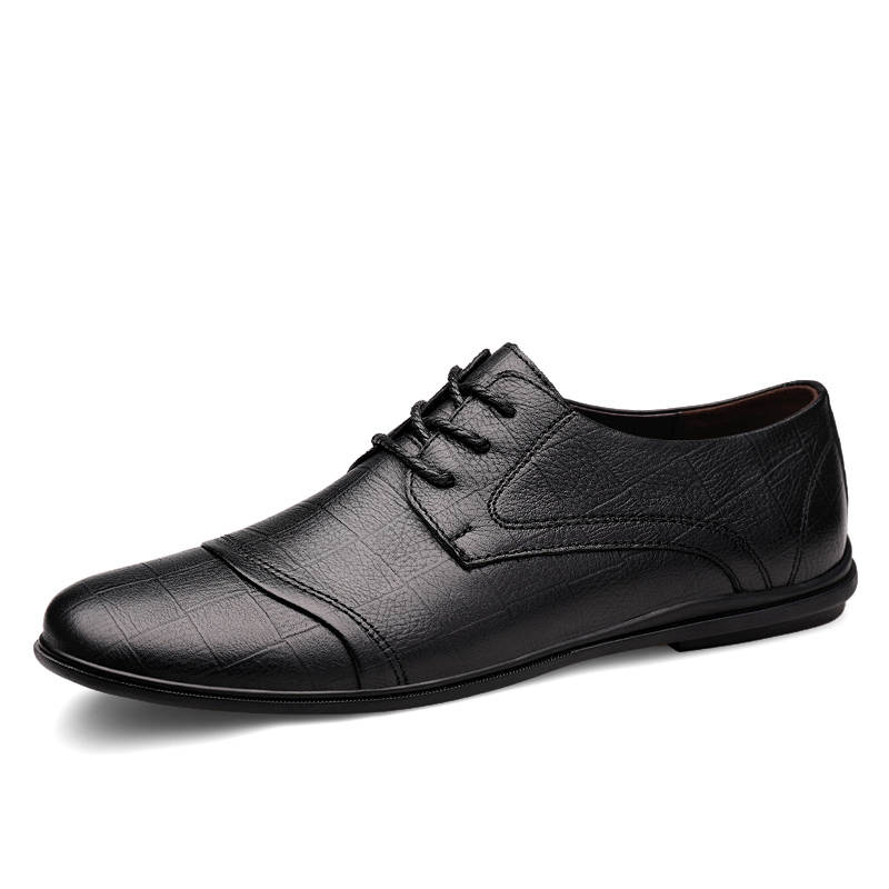 GONGNIULEITING Top Grain Cow Leather Casual Shoes Men's