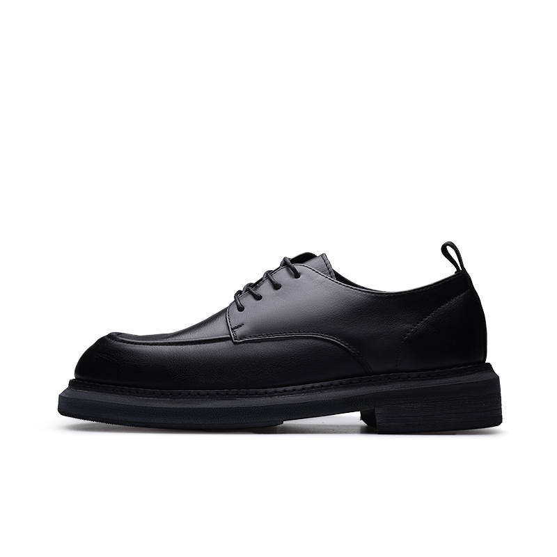 PARDASAUL Cow Leather Casual Shoes Men's Black