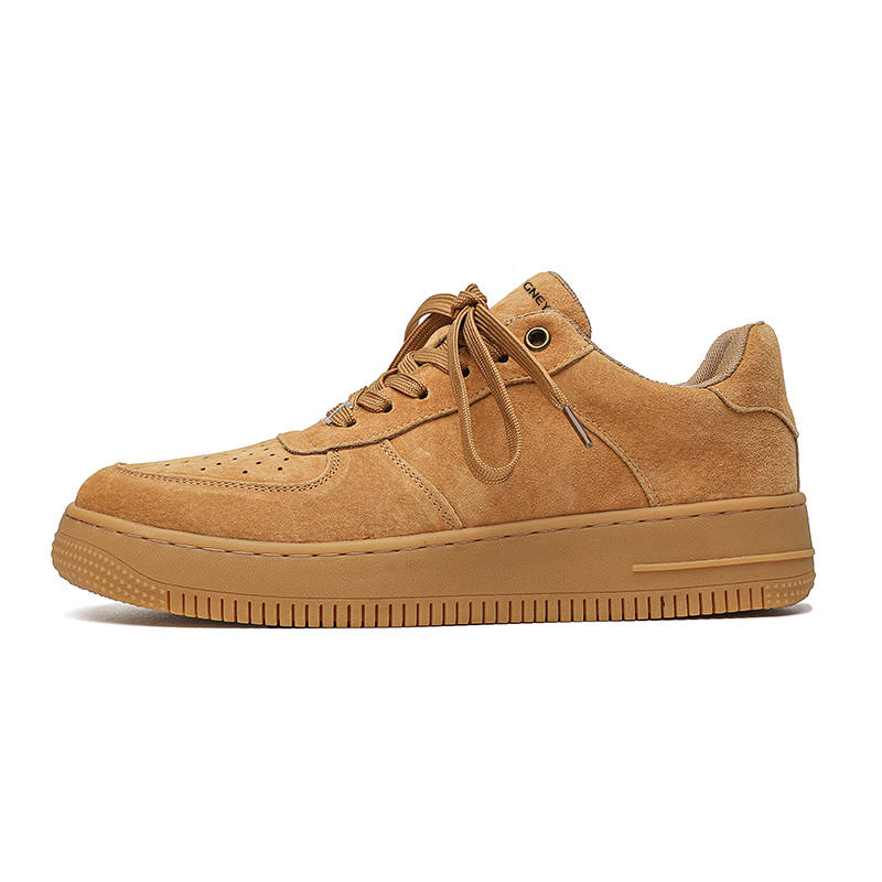 BANGNEY Low top Skateboard Shoes Men's Wheat Yellow