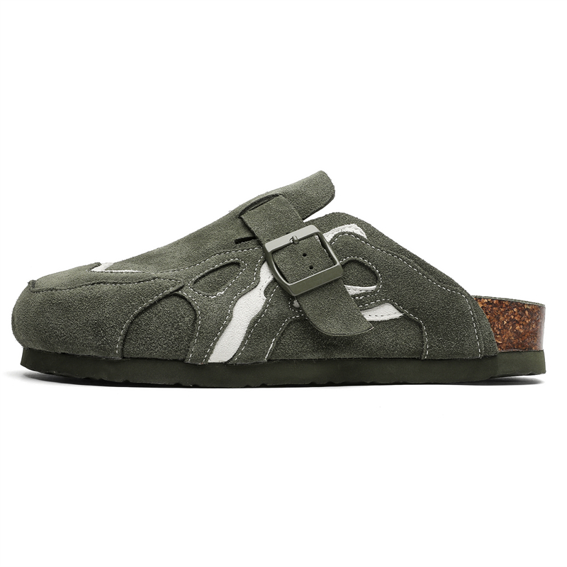 VAEL Rubber Sole Abrasion Resistant Slip Resistant Abrasion Resistant Slip Resistant Closed Toe Slippers Unisex