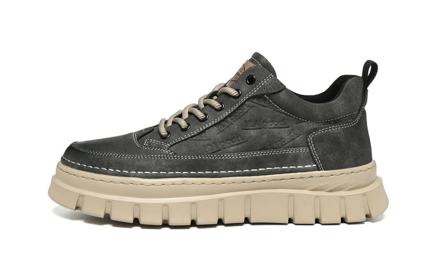 HLA HLA Work Boots Men's Low Top Gray/Khaki