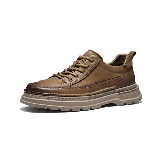 Hautton Jeans Cow Leather Abrasion Resistant Abrasion Resistant Low top Casual Shoes Men's