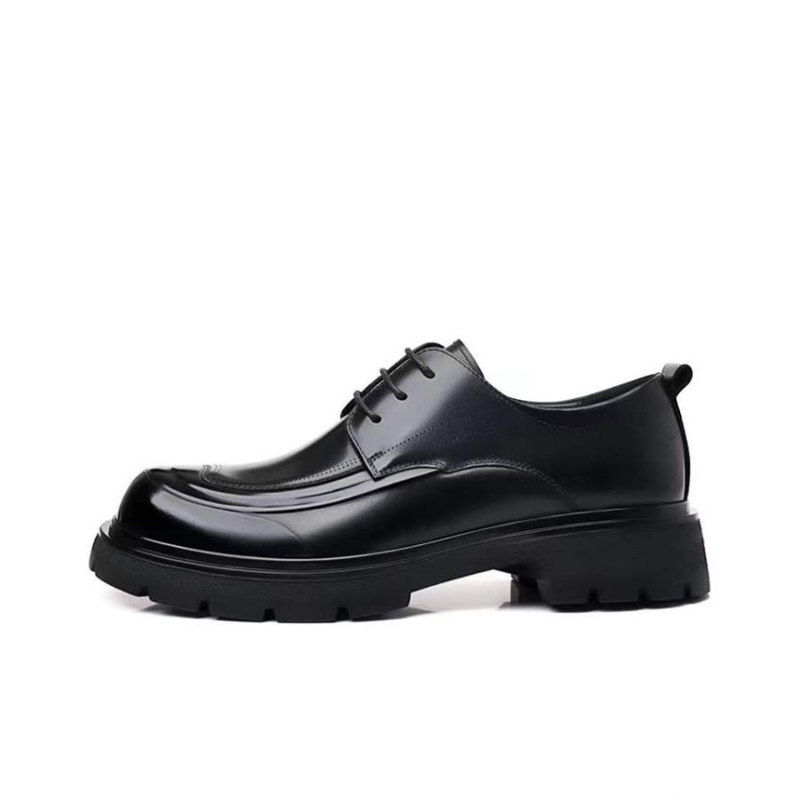 LUNMADENG Top Grain Cow Leather Men's Casual Shoes Men's