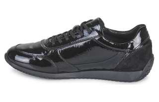 GEOX Patent Leather Low top Casual Shoes Women's Black