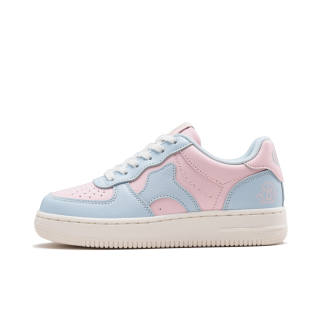 FULLXUAN Microfiber Leather Low top Skateboard Shoes Women's Blue