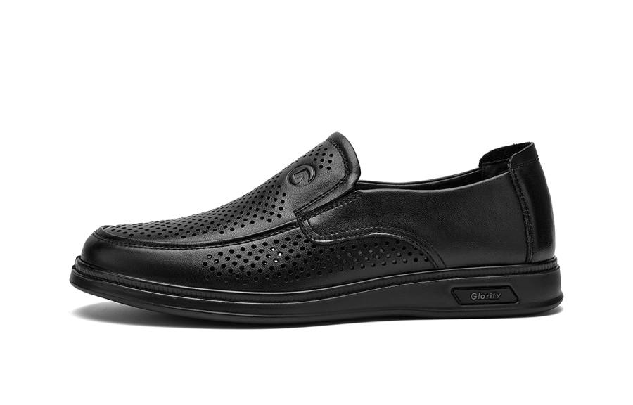 HLA Cow Split Leather Casual Leather Shoes Men's