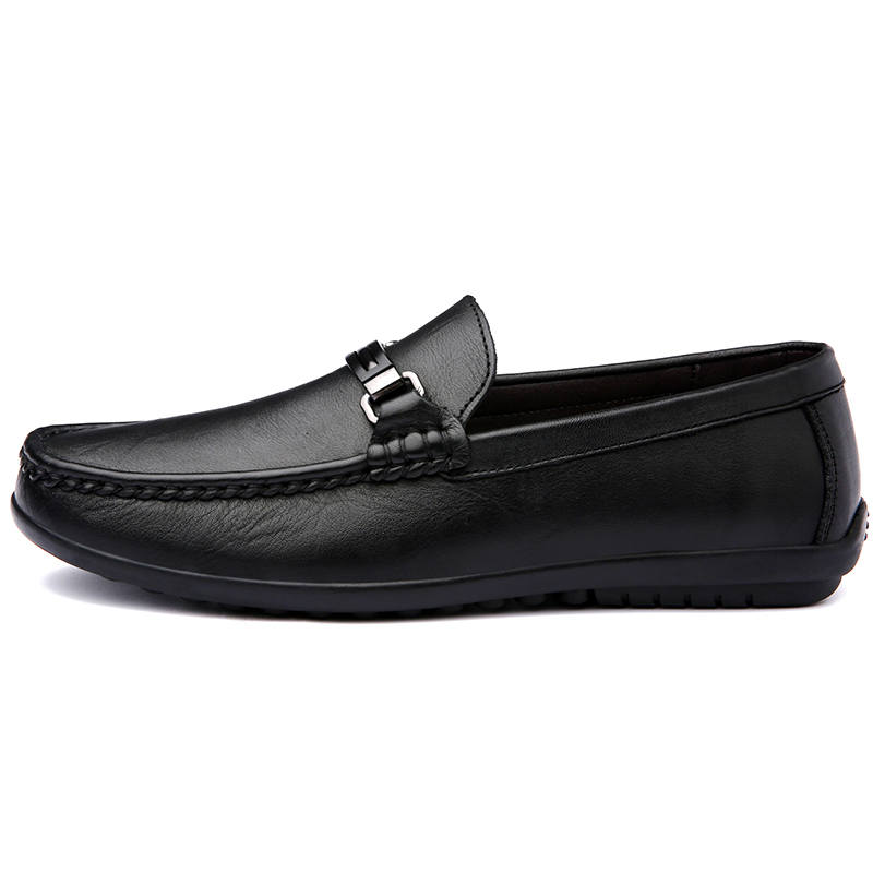 DILIKAN Men's Casual Shoes Men's Low Top Black/Brown